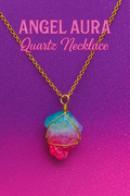 Angel Aura Quartz Necklace